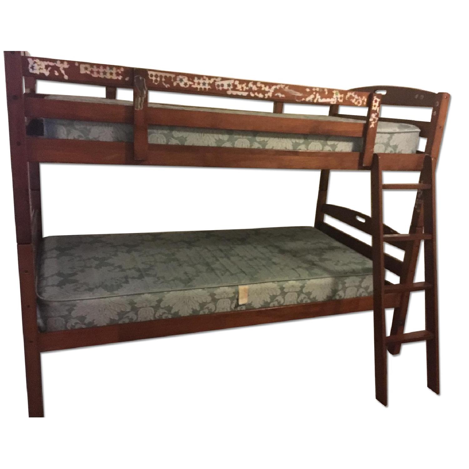 Bob's Twin Size Bunk Over Bunk Bed AptDeco