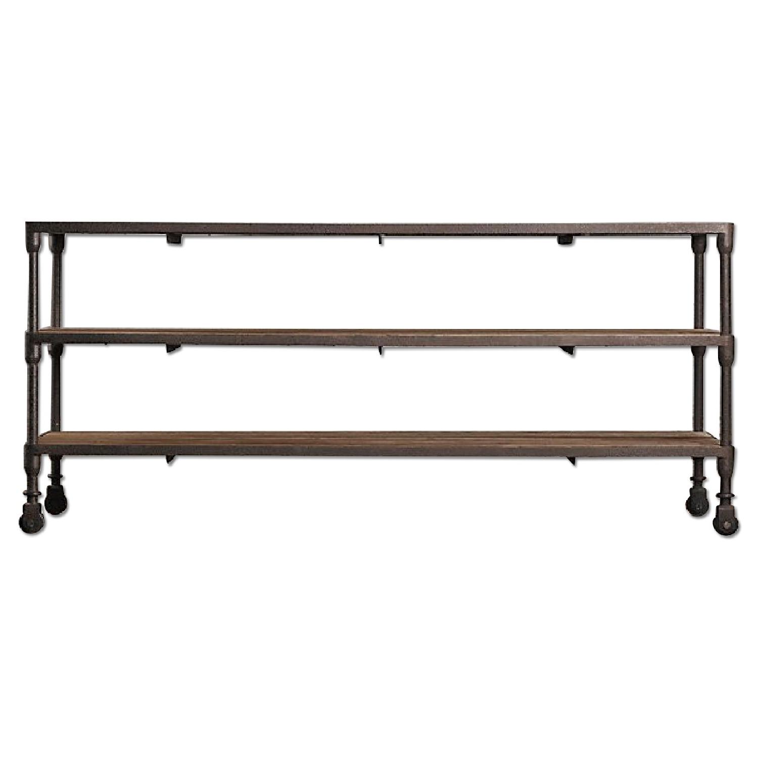 Restoration Hardware Dutch Industrial Media Console AptDeco
