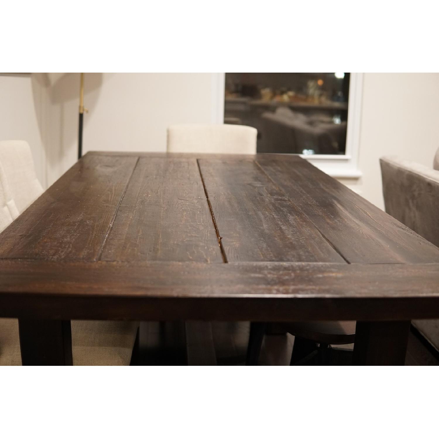 Restoration Hardware Salvaged Wood Extension Dining Table - image-3