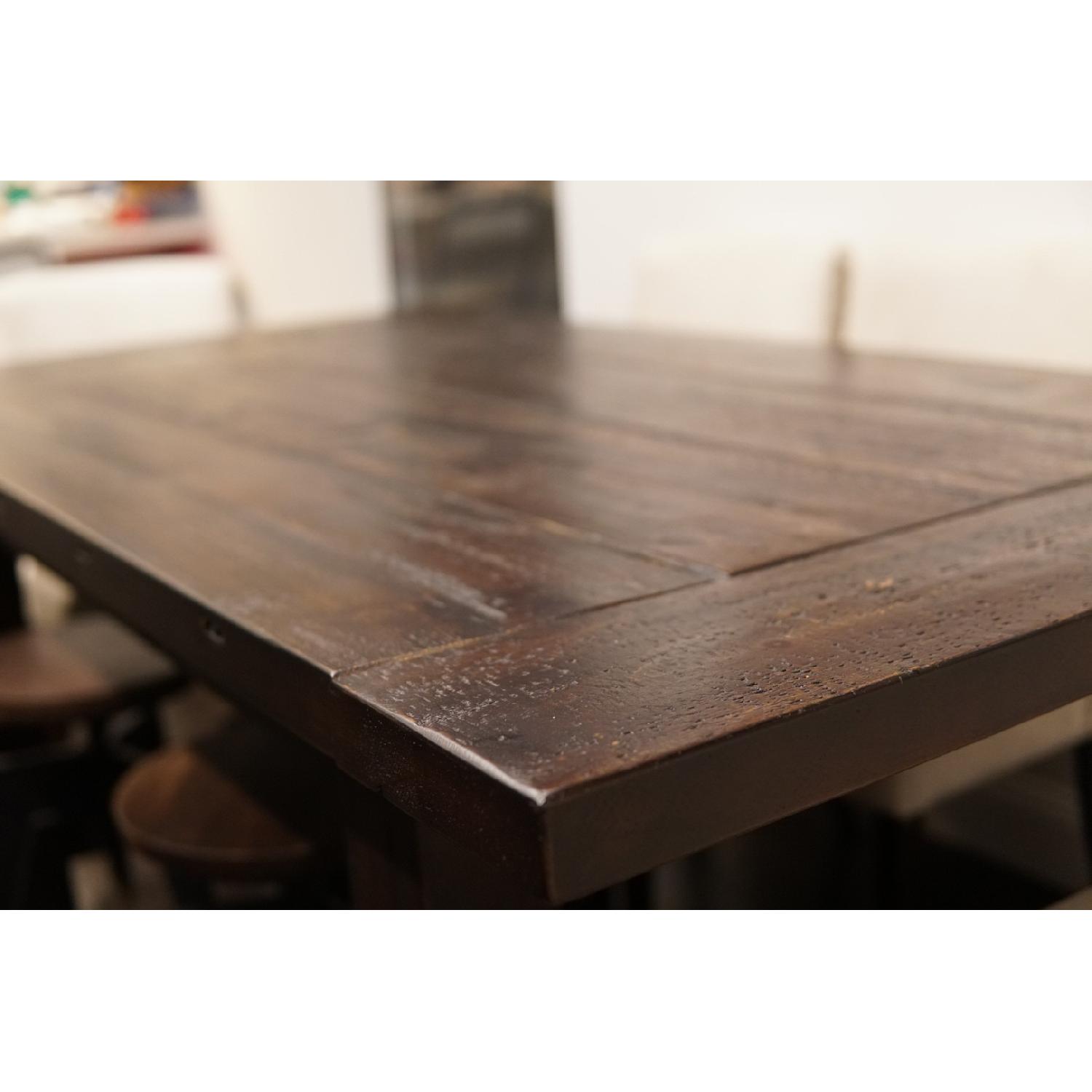Restoration Hardware Salvaged Wood Extension Dining Table - image-4
