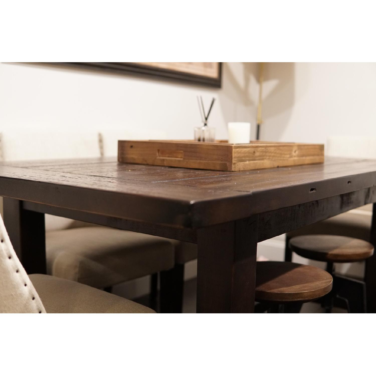 Restoration Hardware Salvaged Wood Extension Dining Table - image-5
