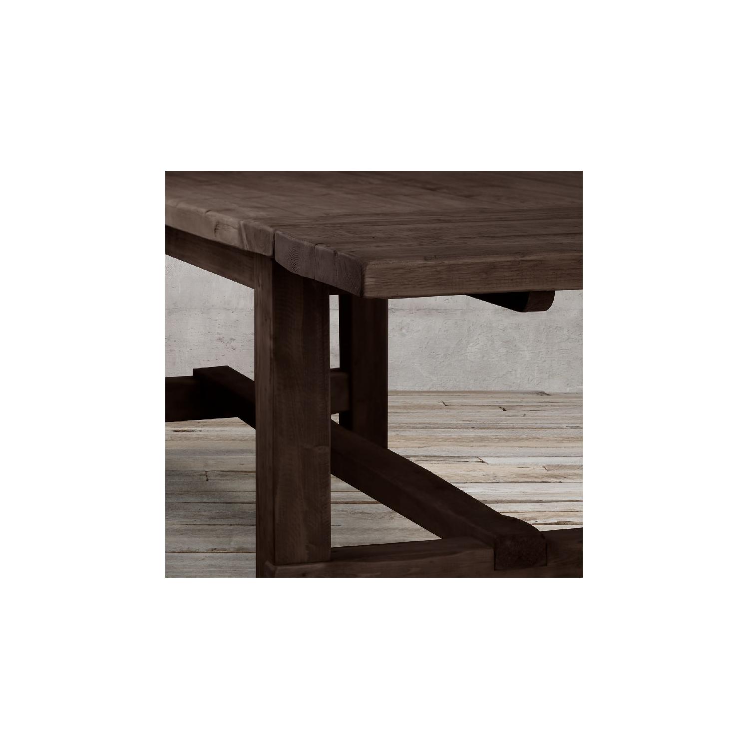 Restoration Hardware Salvaged Wood Extension Dining Table - image-13