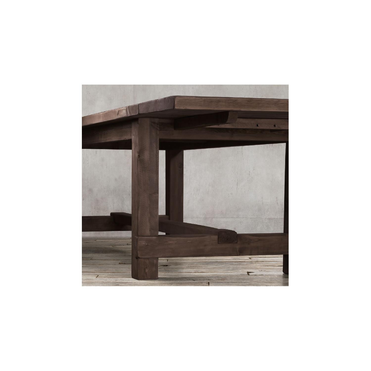 Restoration Hardware Salvaged Wood Extension Dining Table - image-14