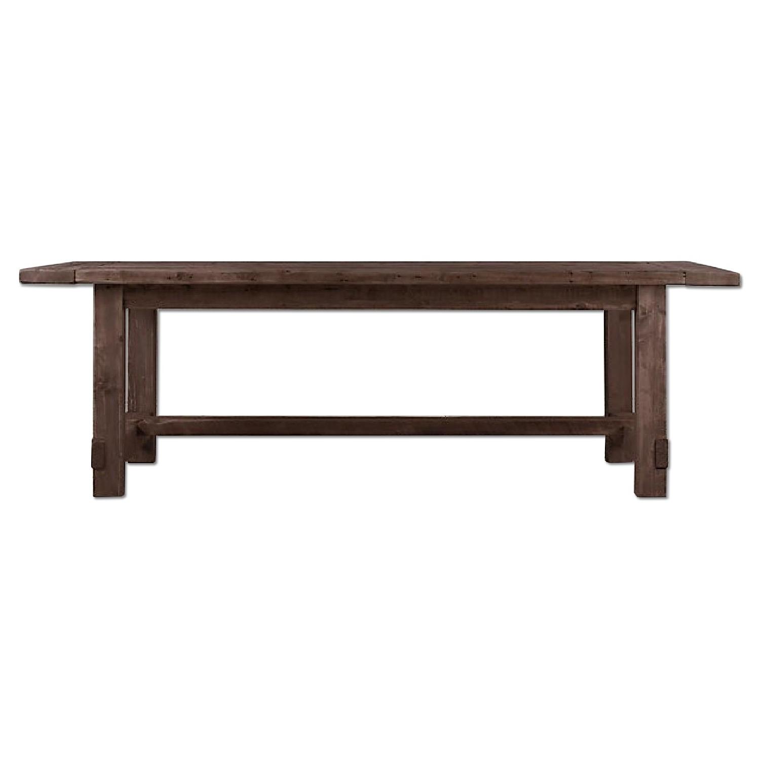 Restoration Hardware Salvaged Wood Extension Dining Table AptDeco