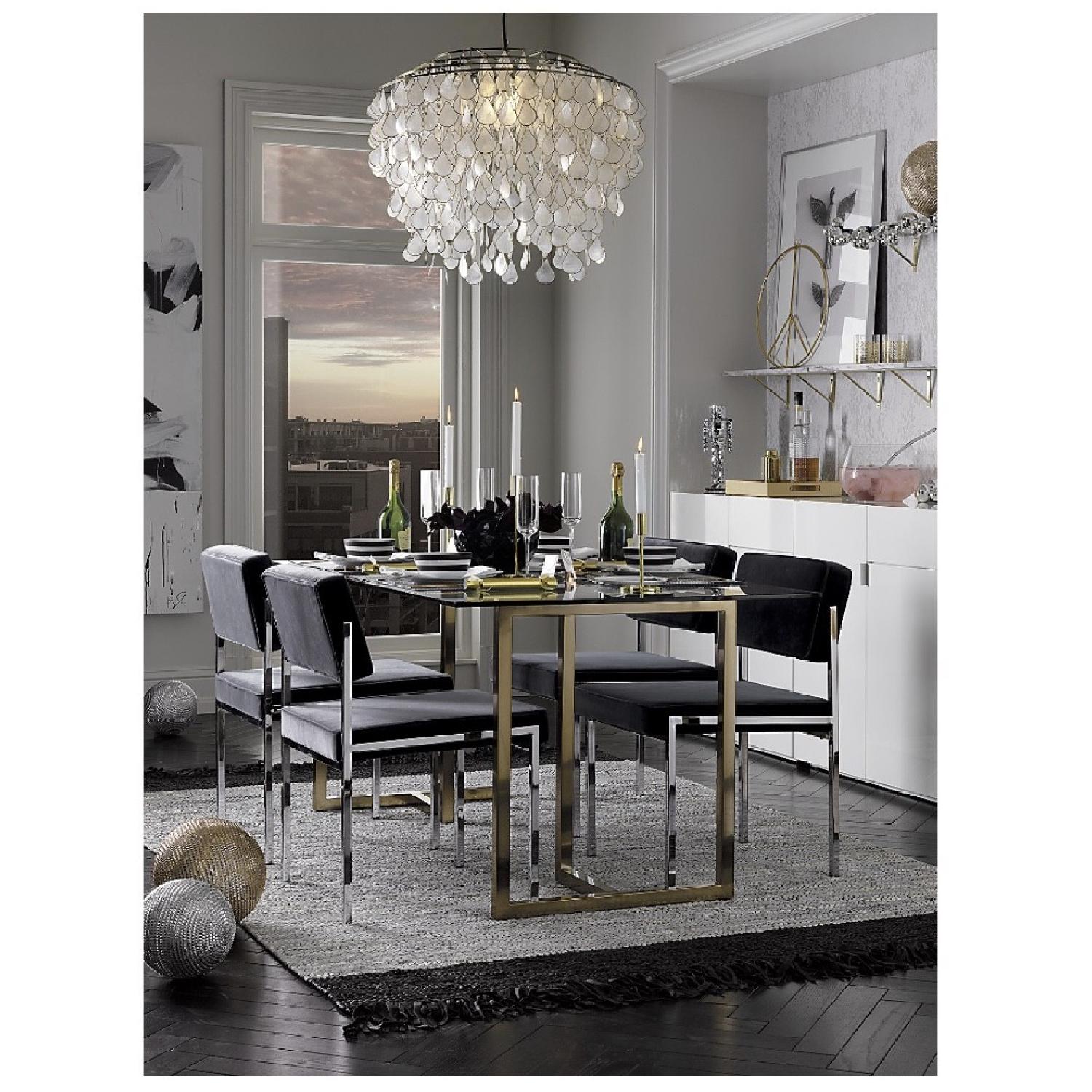 CB2 Teardrops Capiz Chandelier - image-6