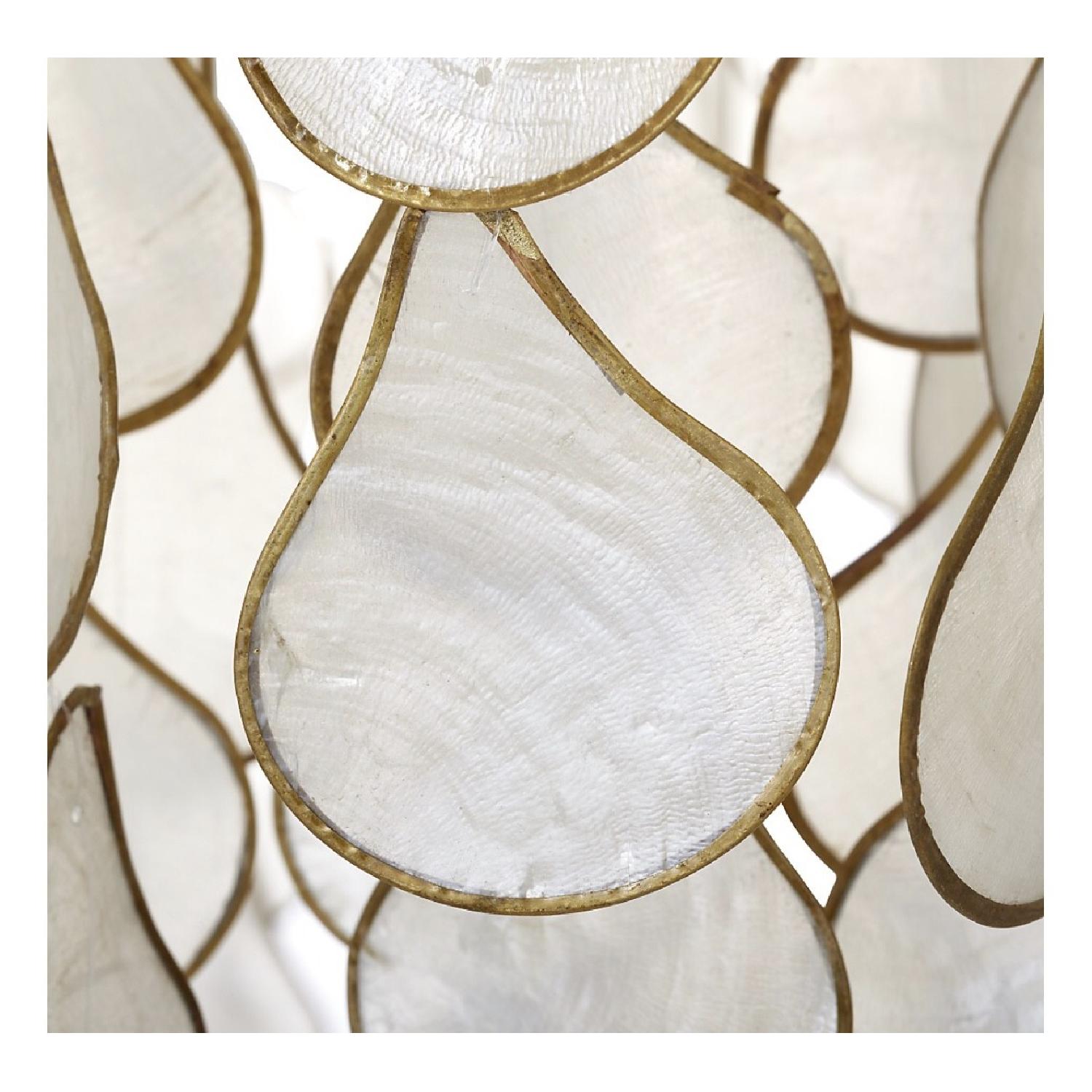 CB2 Teardrops Capiz Chandelier - image-12