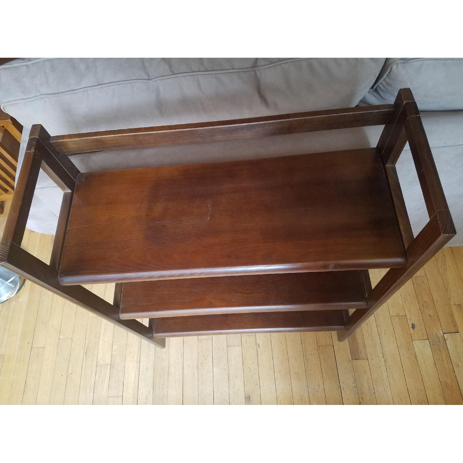 Dark Wood Shelving Unit - image-2