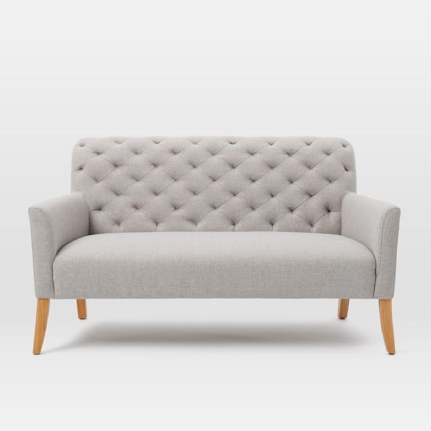 West Elm Elton Settee/Loveseat - image-0