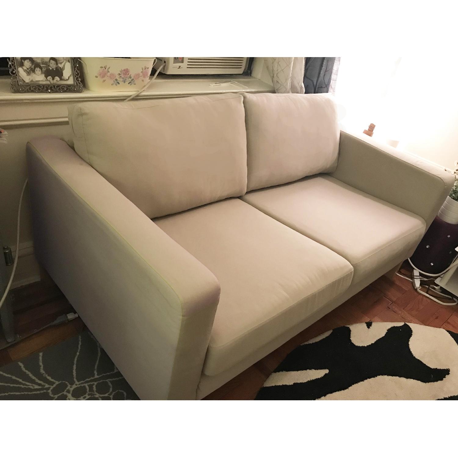 Ikea Karlstad Sofa in Beige - AptDeco