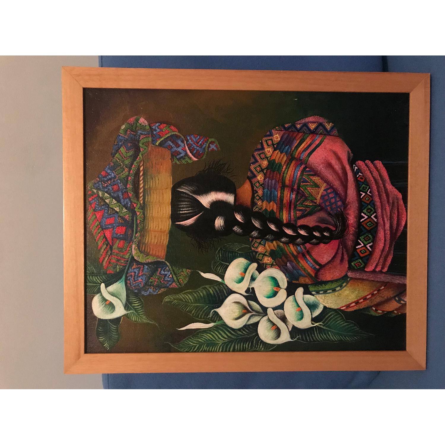 Oil Painting - Guatemalan Woman w/ Braid - image-3