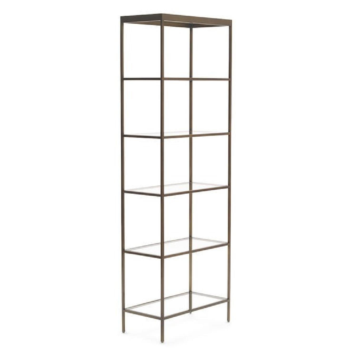 Mitchell Gold + Bob Williams Vienna Bookcase in Dark Brown - image-0