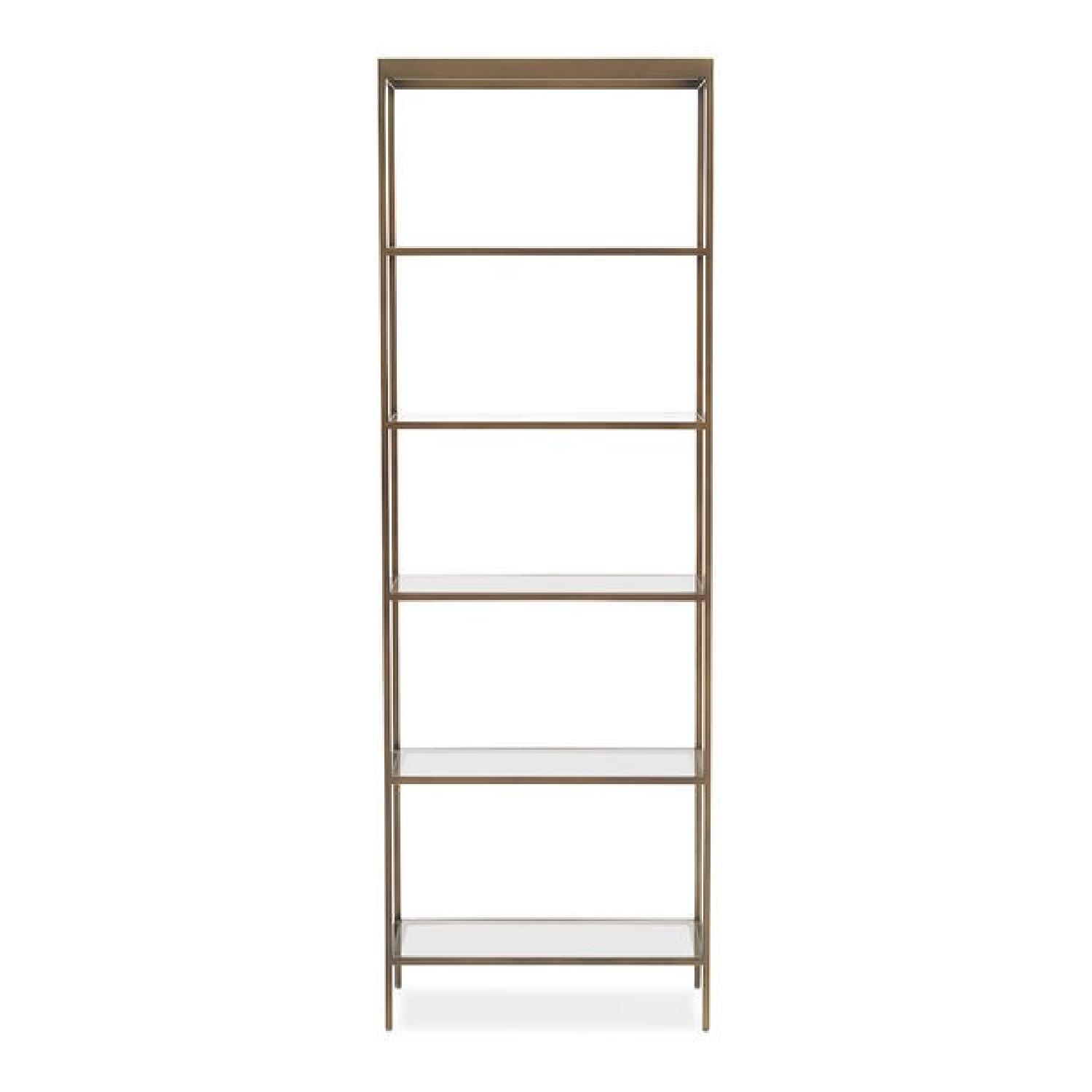 Mitchell Gold + Bob Williams Vienna Bookcase in Dark Brown - image-1