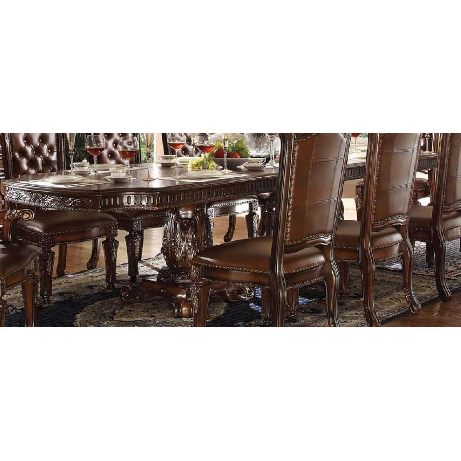 Acme Vendome Double Pedestal Dining Table - image-1