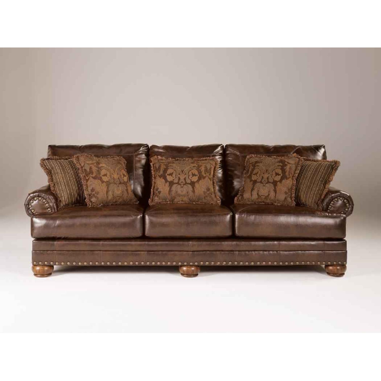 Ashley Chaling DuraBlend Sofa in Antique - image-1