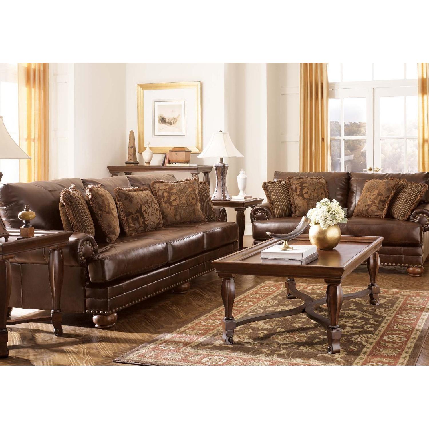 Ashley Chaling DuraBlend Sofa in Antique - image-2