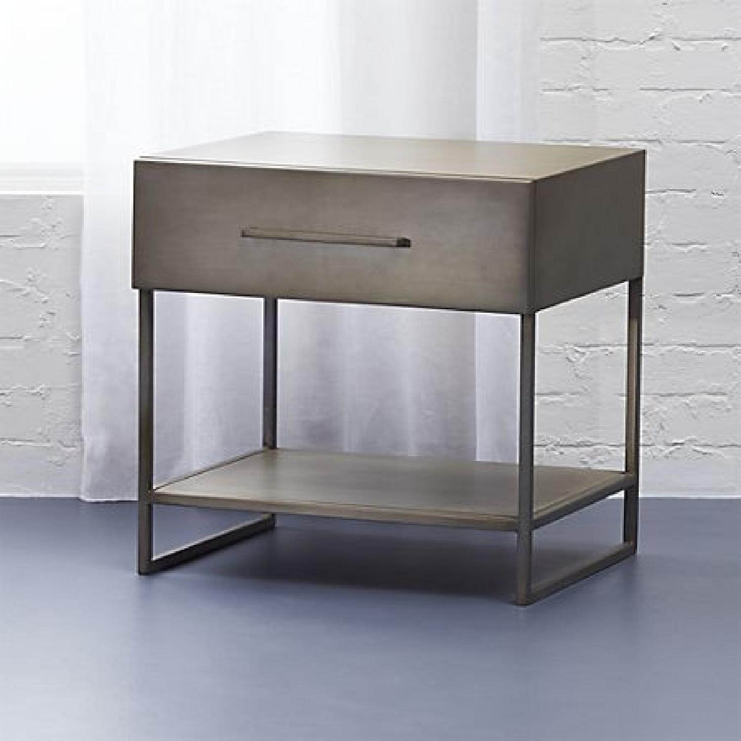 CB2 Proof Metal Nightstand - image-1