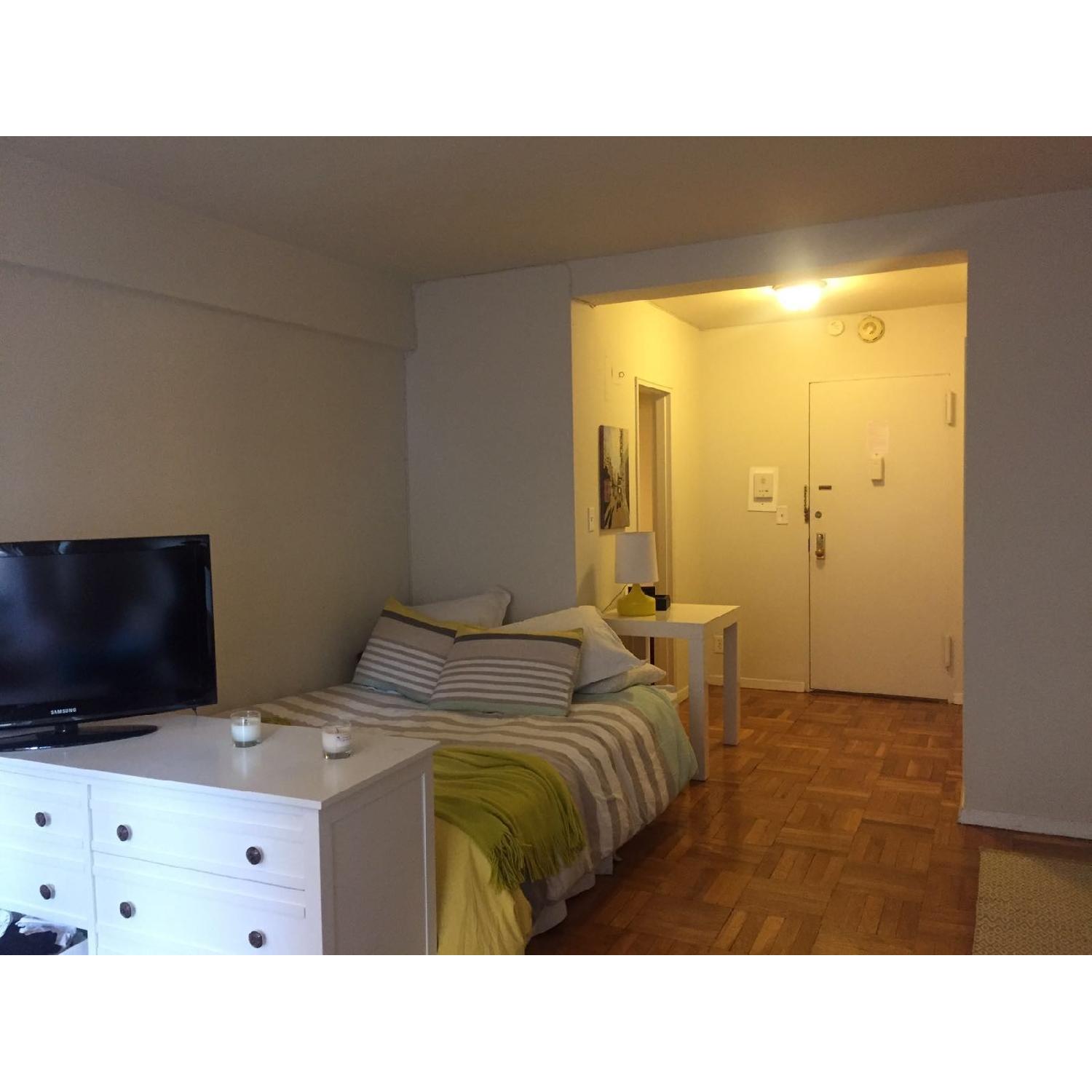 Crate & Barrel Brighton White 6 Drawer Dresser - image-2