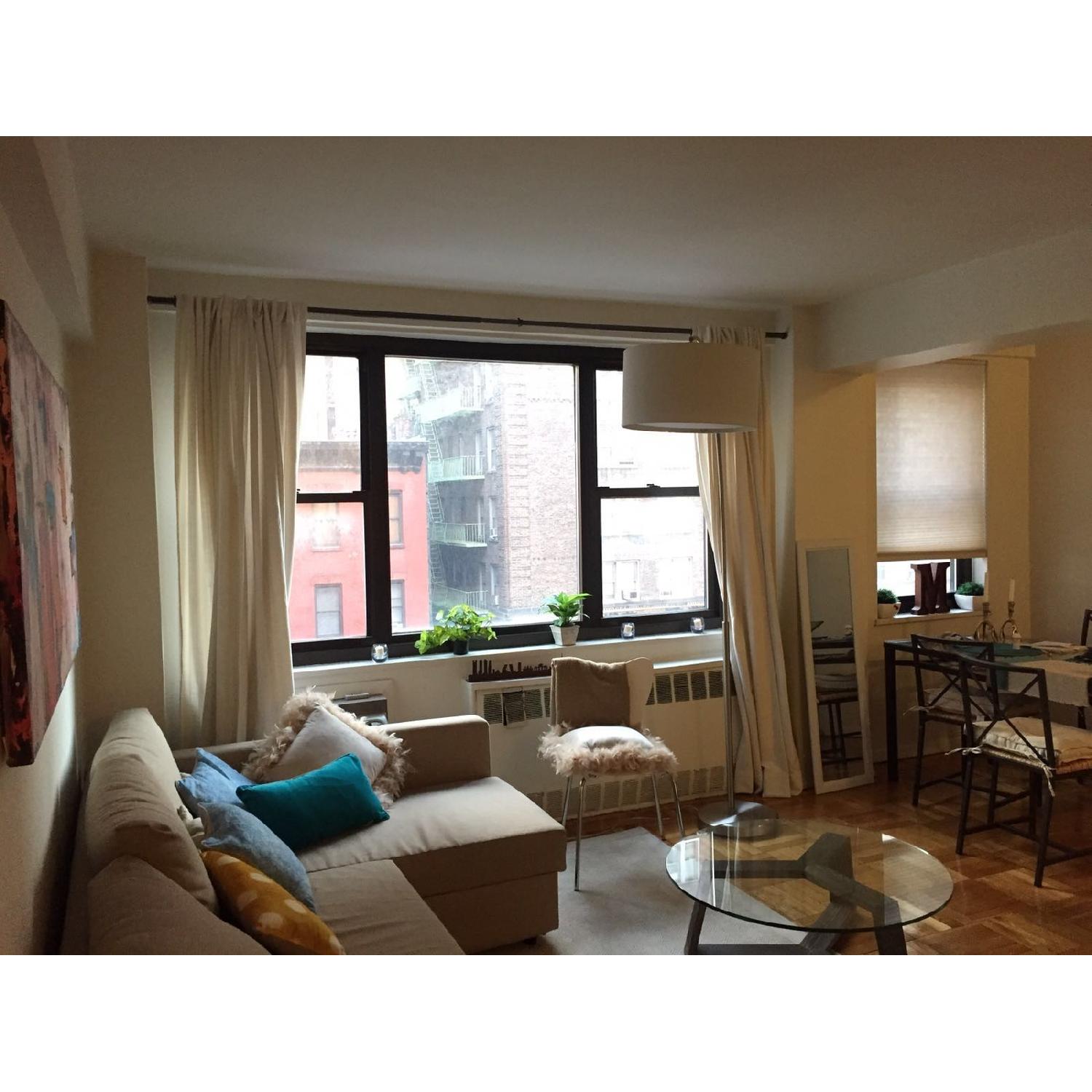 Ikea Granas Glass Dining Table w/ 4 Chairs - image-2