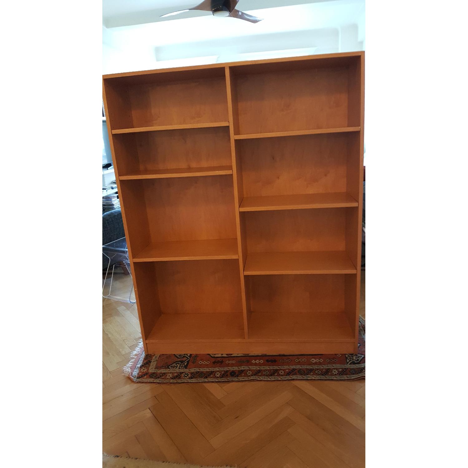Custom Made Maple Wood Bookcase - image-1