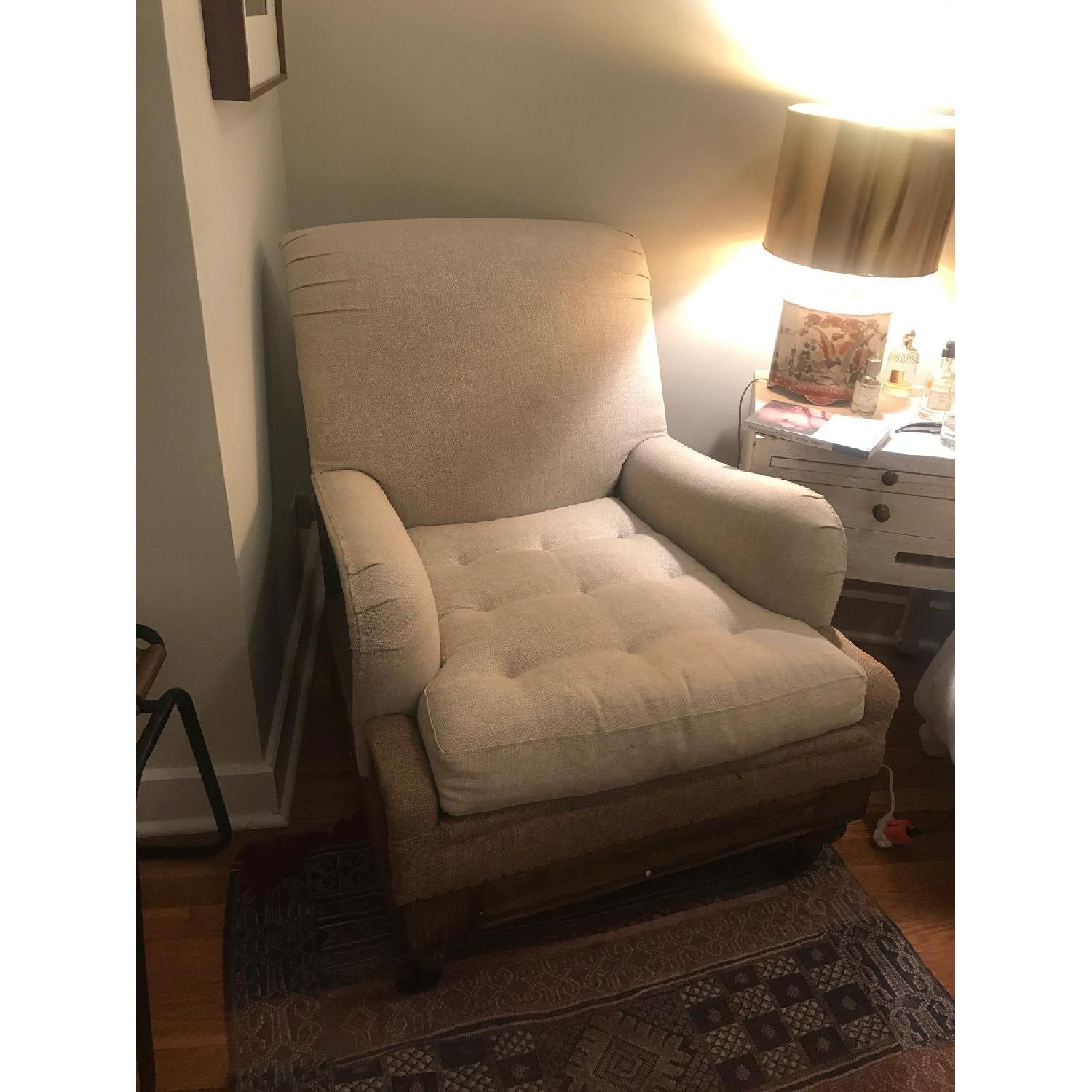 Restoration Hardware Deconstructed English Roll Armchair - image-3