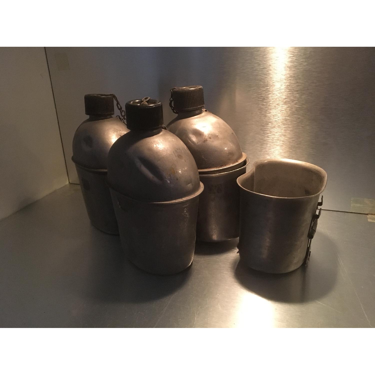 Carrollton Mfg Co Vintage Canteen Bottles AptDeco