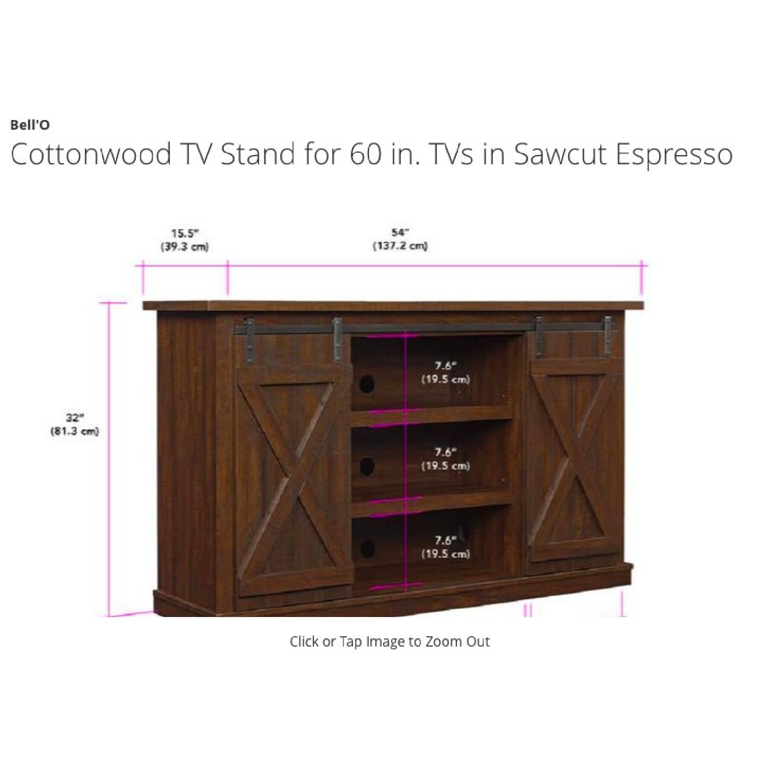 Bell'O Media Console/TV Stand w/ Storage - image-3