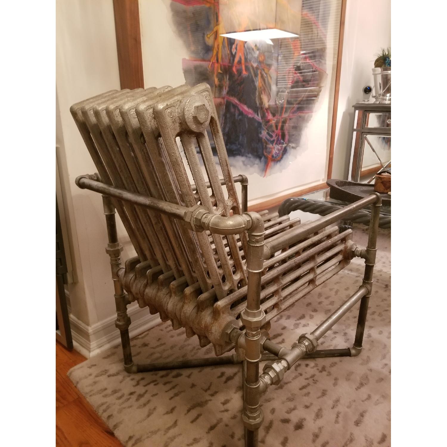 Anthropologie Sculptural Radiator Chair - AptDeco