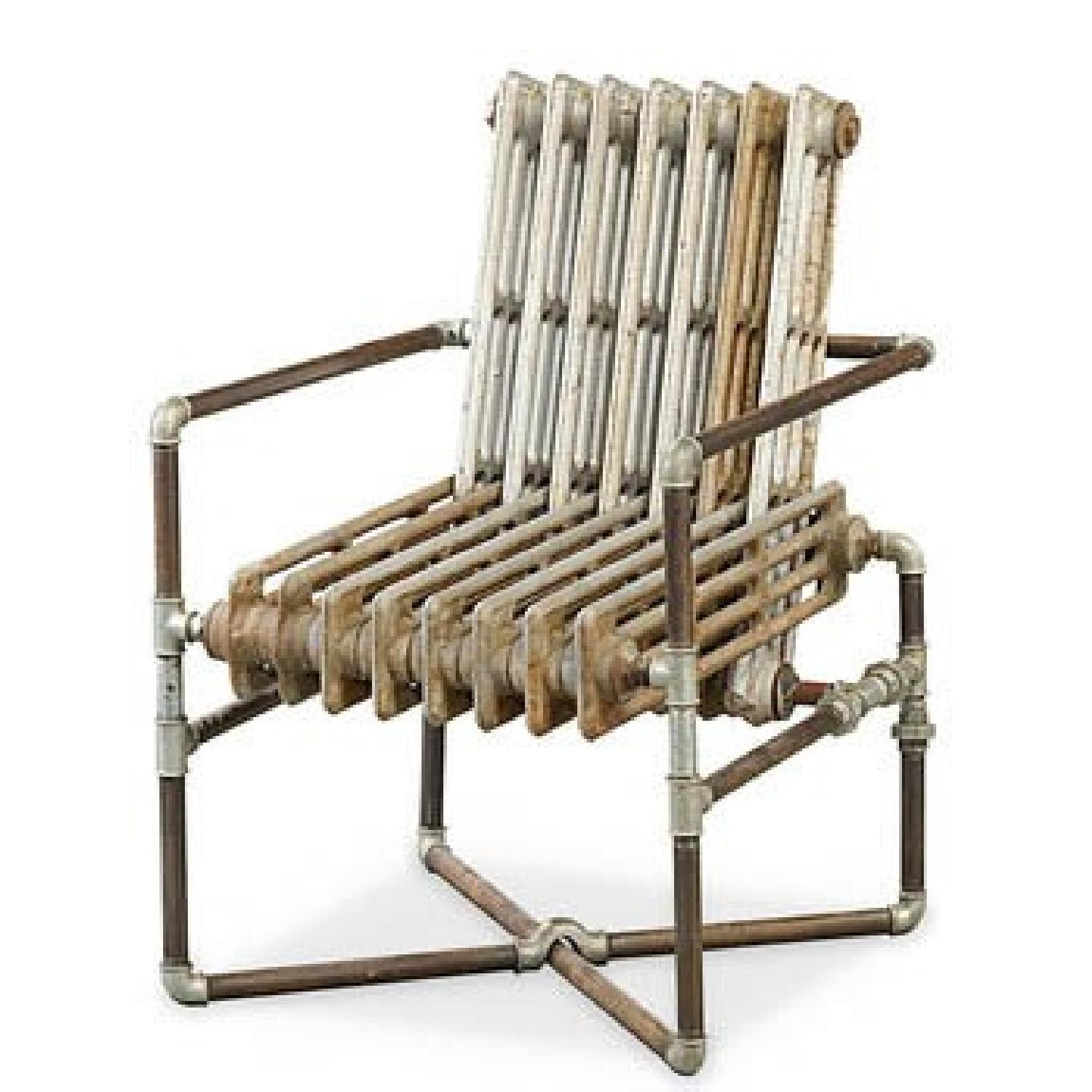 Anthropologie Sculptural Radiator Chair - AptDeco