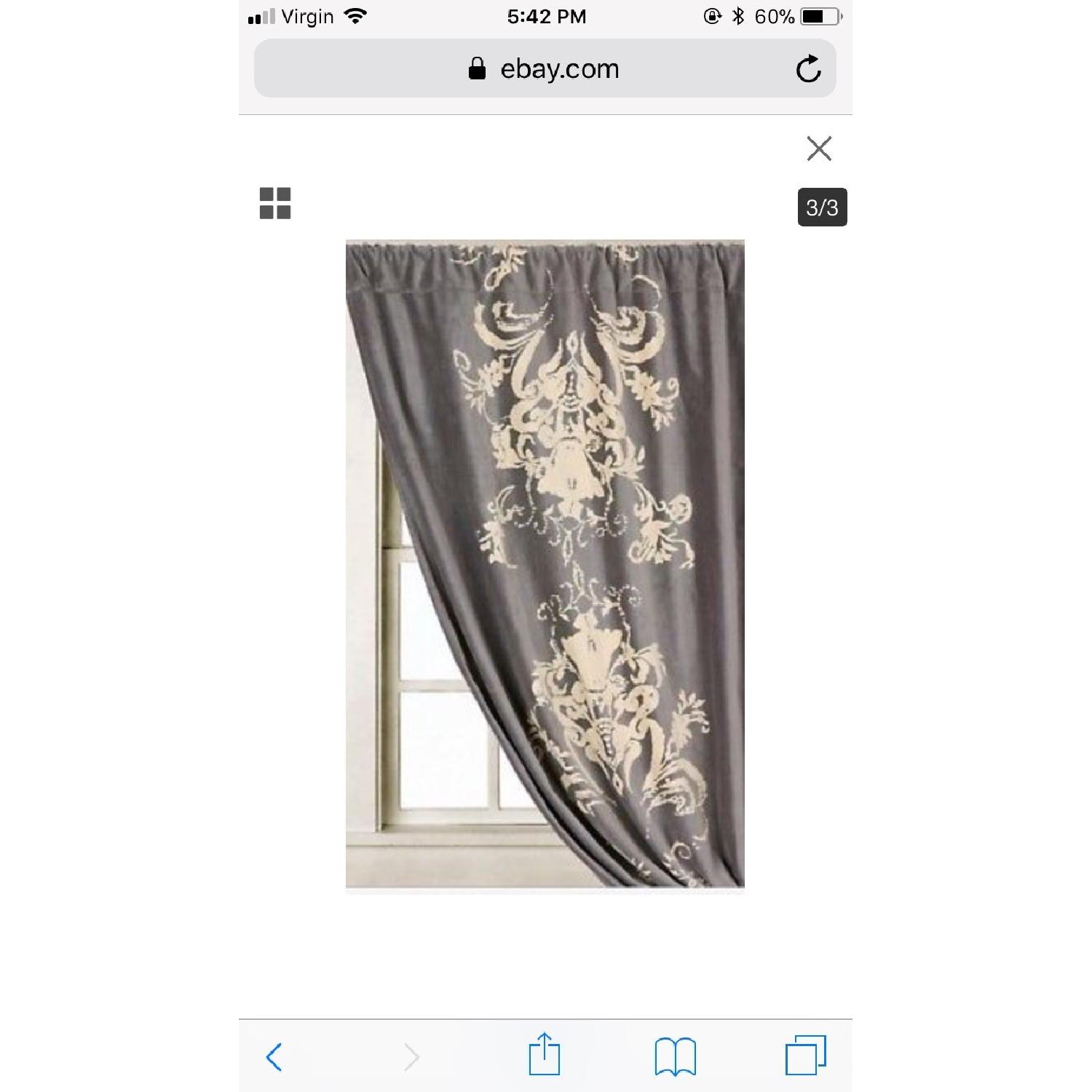 Anthropologie Viceroy Velvet Curtain - image-1