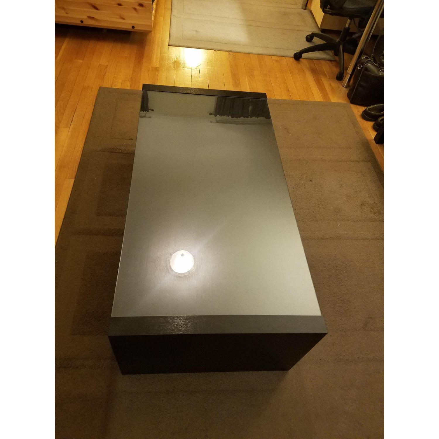 Ikea Expedit Glass-Top Coffee Table - image-3