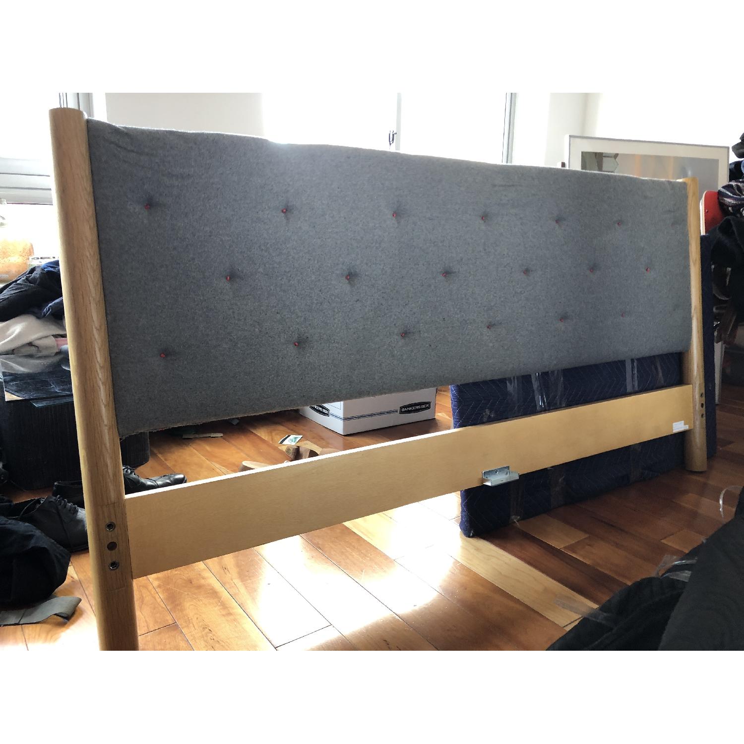 CB2 Peg Leg Queen Bed - image-3