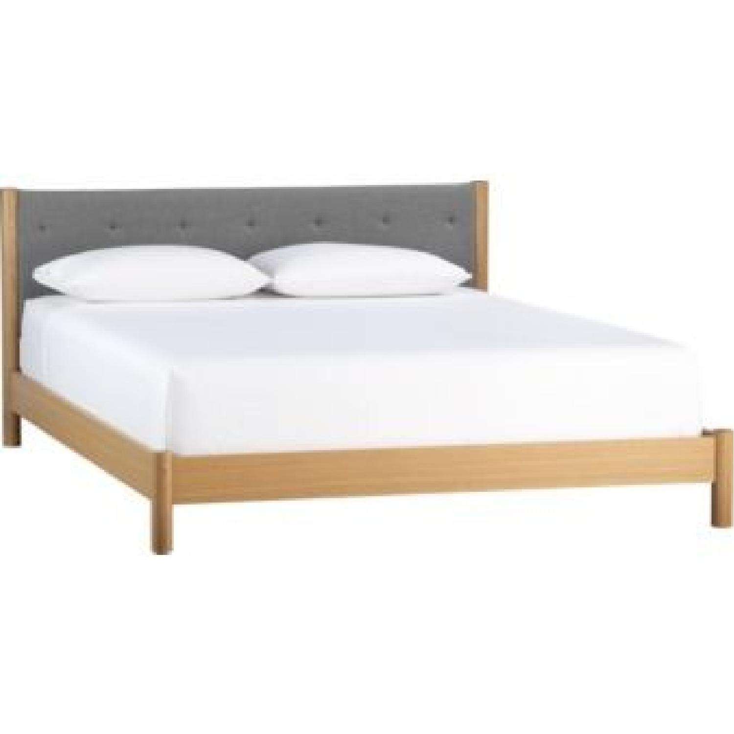 CB2 Peg Leg Queen Bed AptDeco