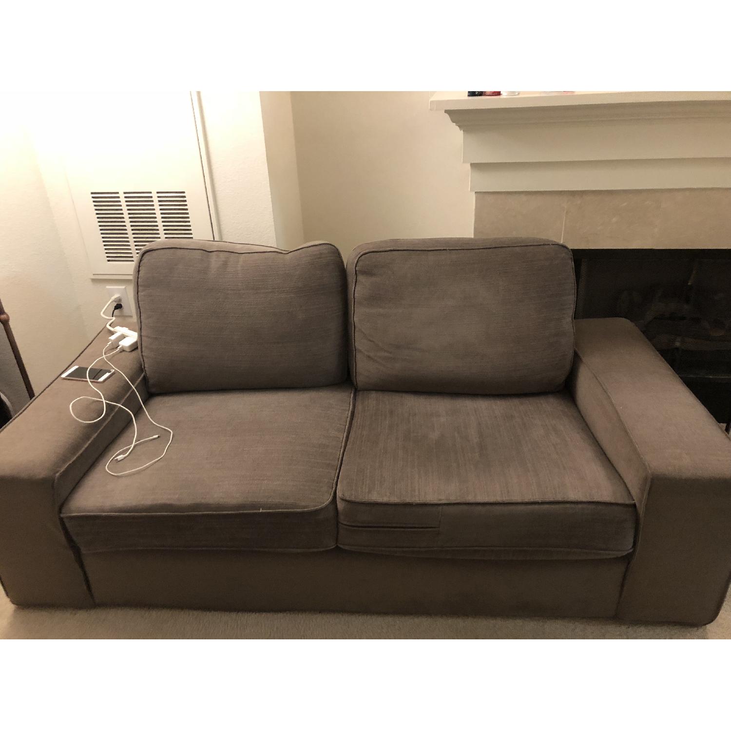 Ikea Brown Sofa - image-1