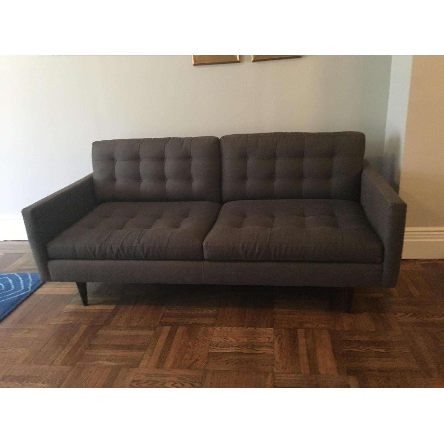 Crate & Barrel Petrie Mid Century Sofa - image-1