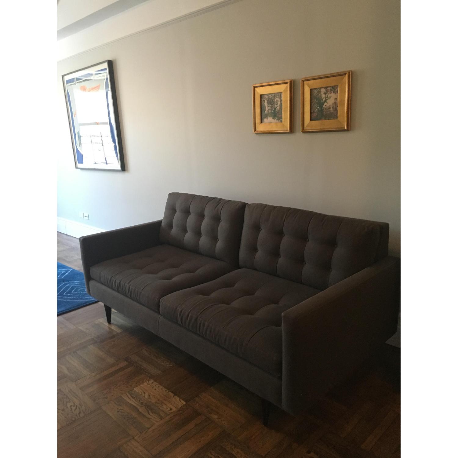 Crate & Barrel Petrie Mid Century Sofa - image-2