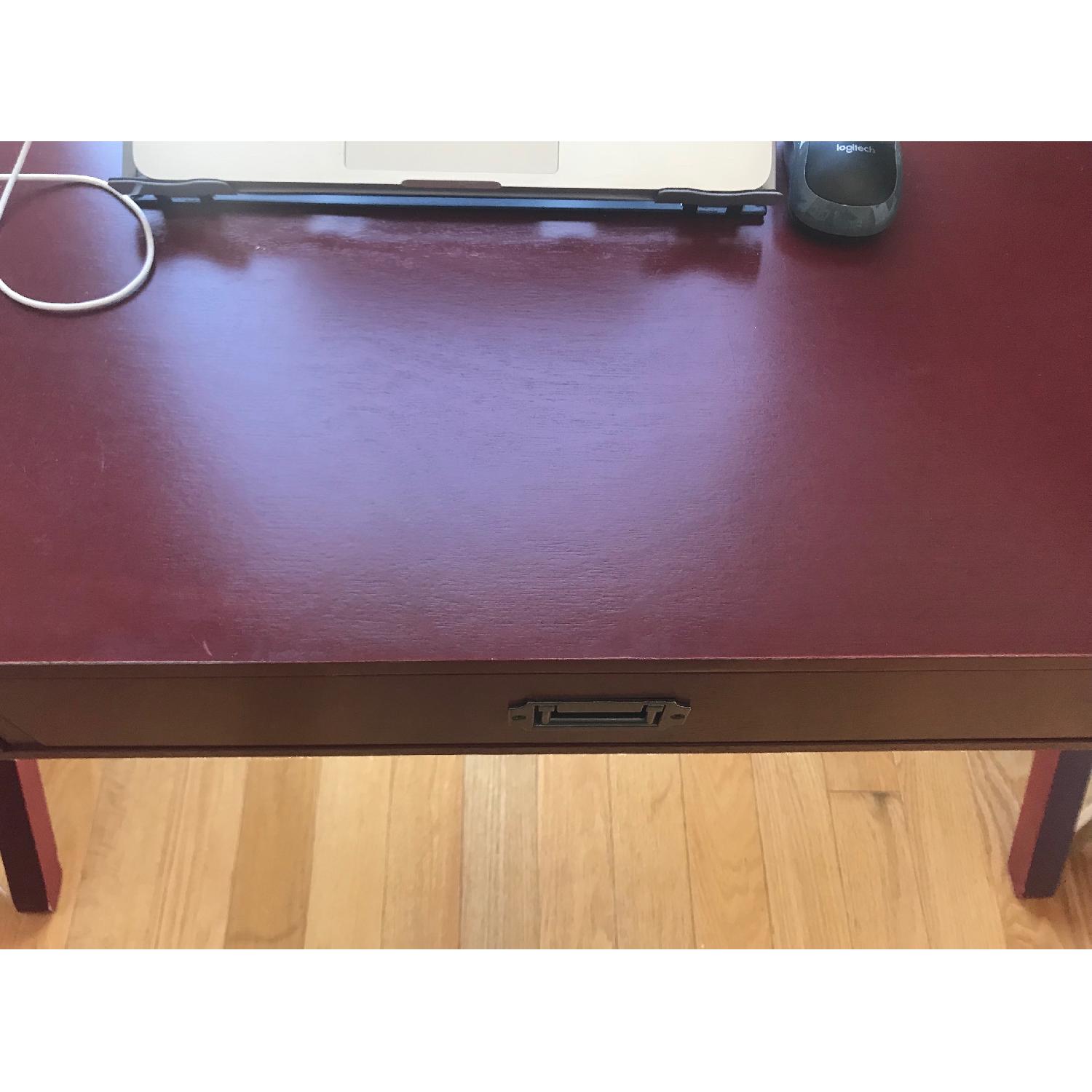 Target Threshold Threshold Deep Red Desk AptDeco