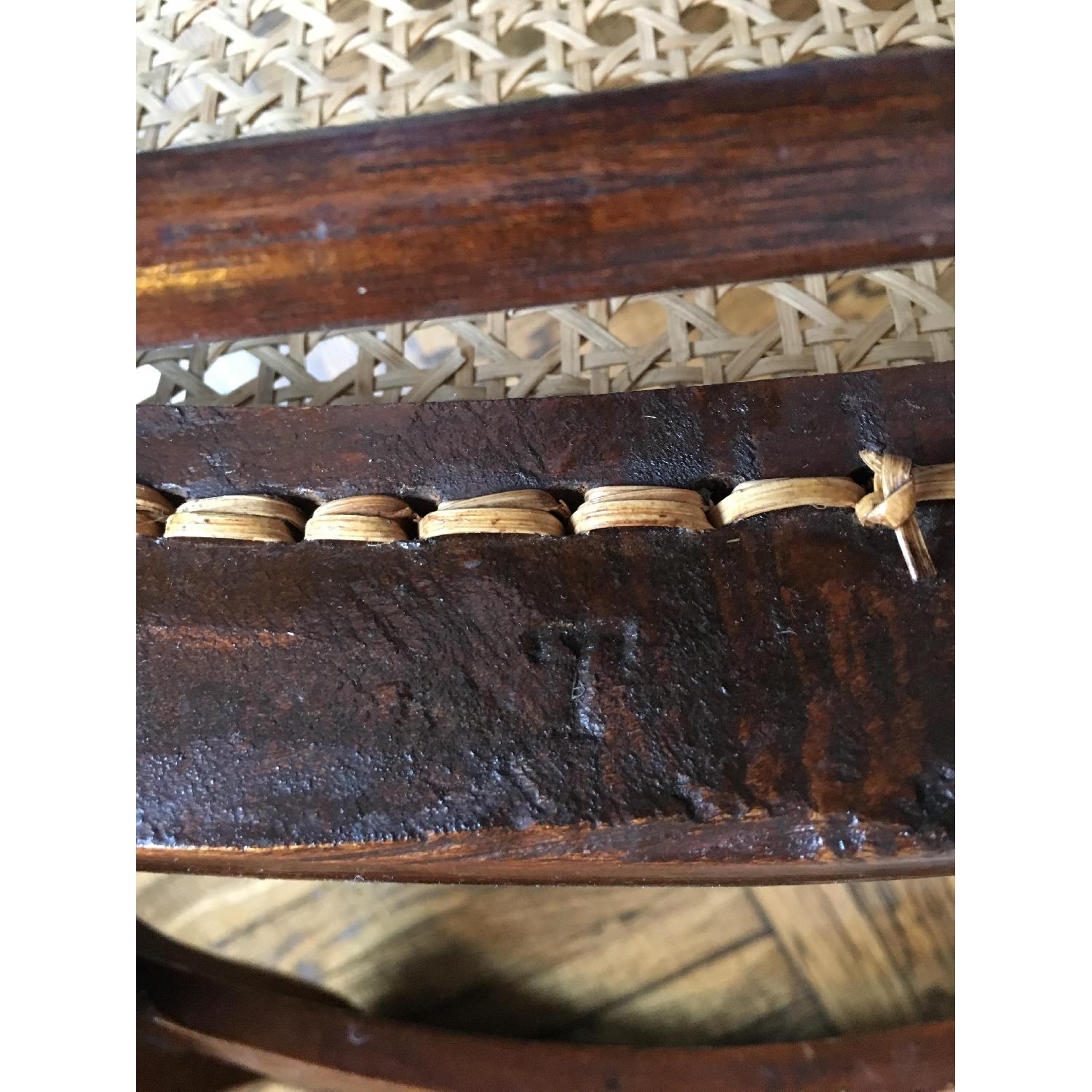 Antique Refurbished Cane Bottom Chair - image-4