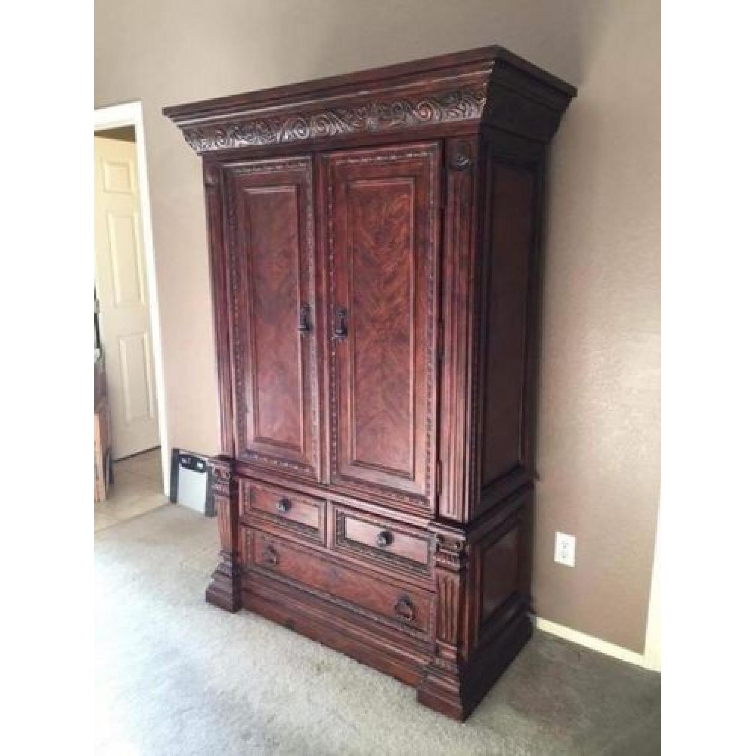 Broyhill Wood Armoire/Media Center - image-1