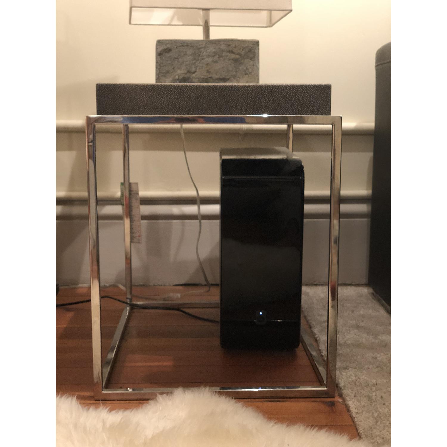 Restoration Hardware Shagreen Tray Rectangular Side Table - image-2