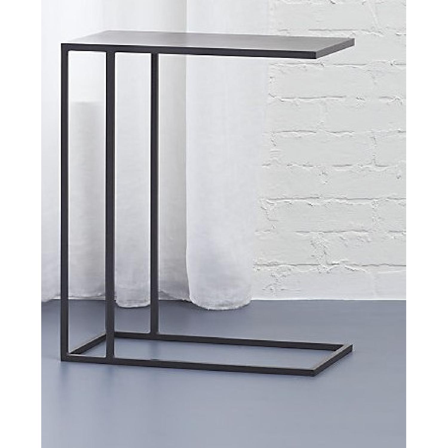 CB2 Industrial Iron Mill C Side Table - image-1