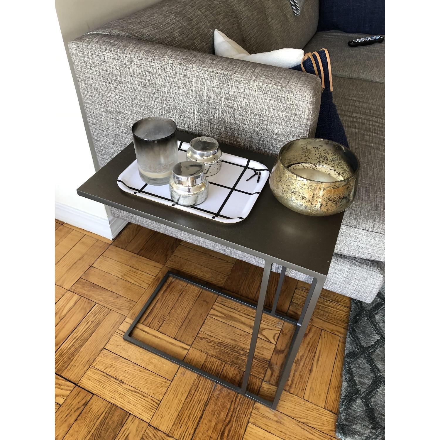CB2 Industrial Iron Mill C Side Table - image-3
