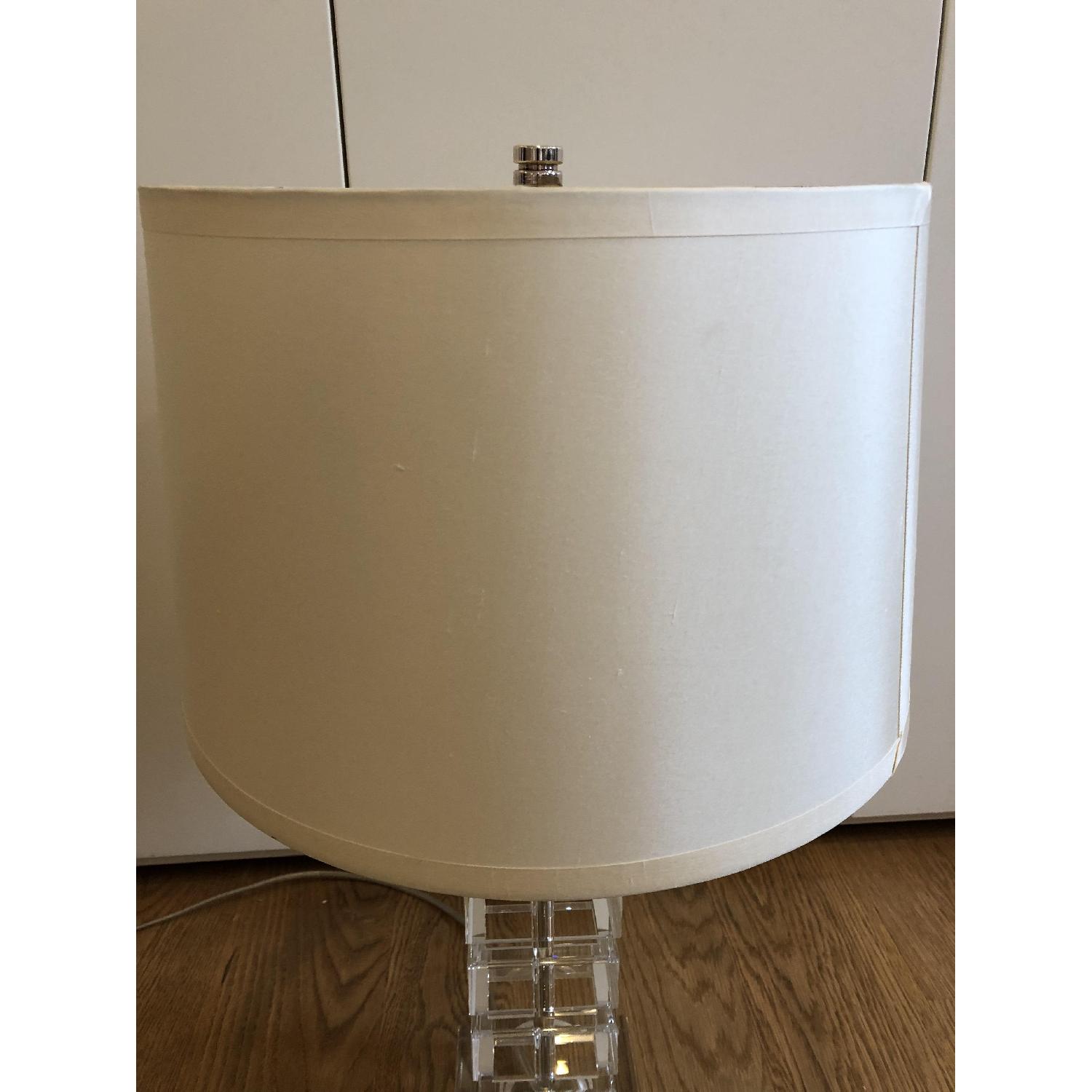 Restoration Hardware Stacked Crystal Block Table Lamp - image-3