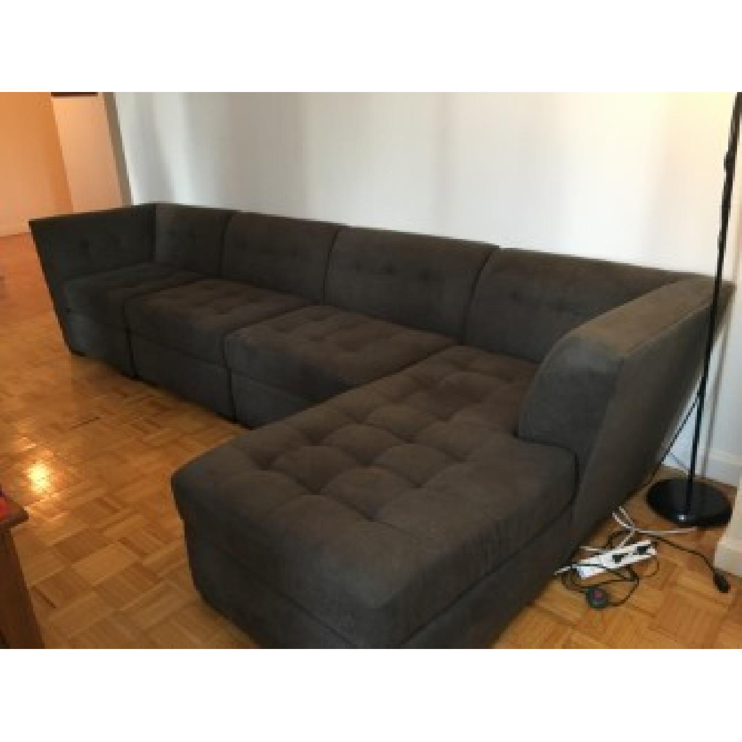 Macy's 4-Piece Modular Sectional Sofa w/ Chaise - image-1