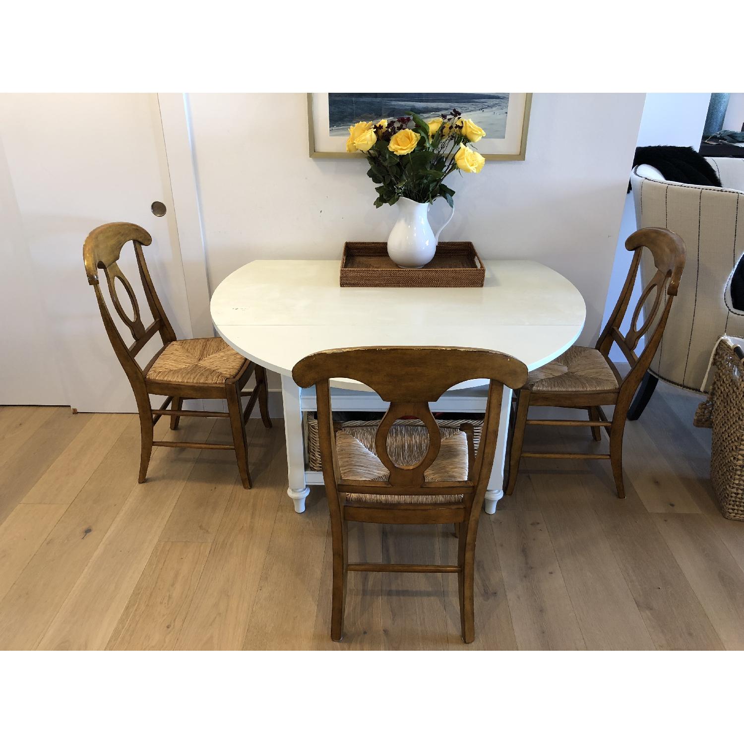 Pottery Barn Shayne Drop Leaf Kitchen Table - image-3