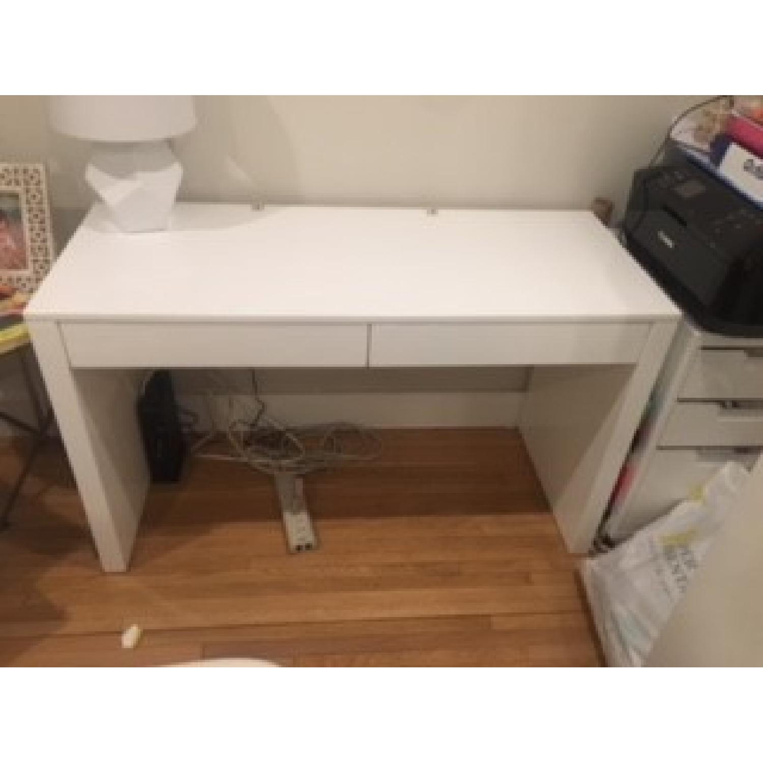 CB2 Runway White Desk - image-1