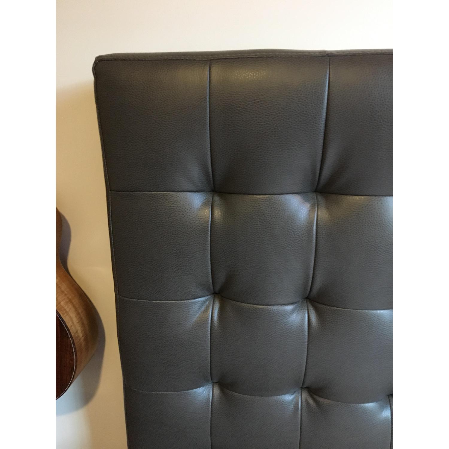 Z Gallerie Tall Leather Queen Bed Frame AptDeco