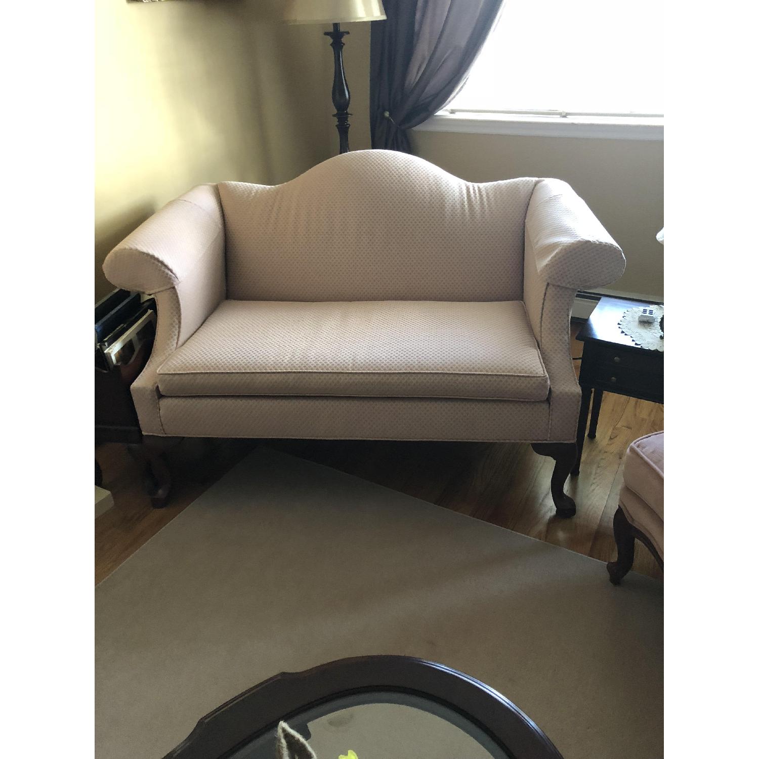 Ethan Allen Fabric Loveseat - image-1