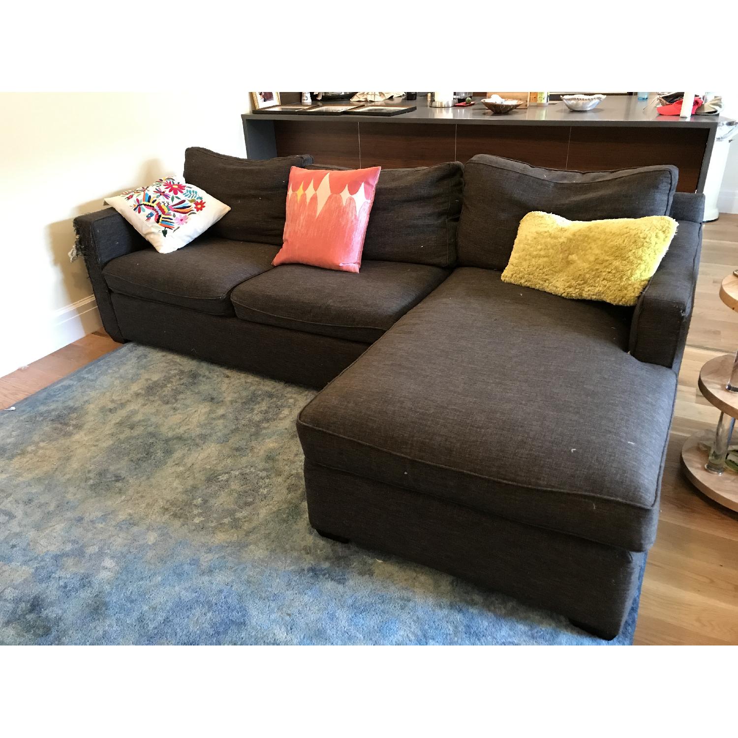 Crate & Barrel Davis Left Arm 2-Piece Sectional Sofa - image-3