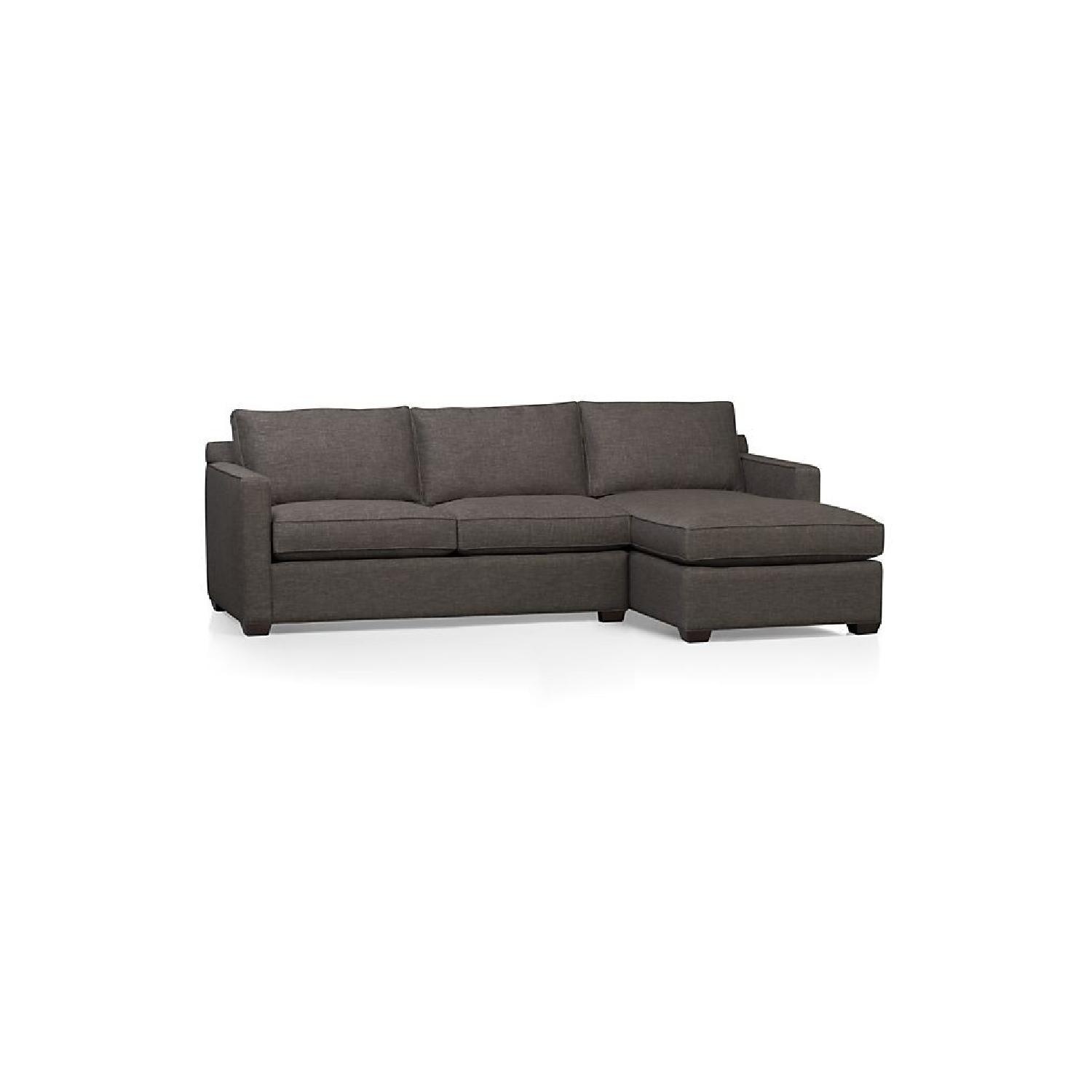 Crate & Barrel Davis Left Arm 2-Piece Sectional Sofa - image-0