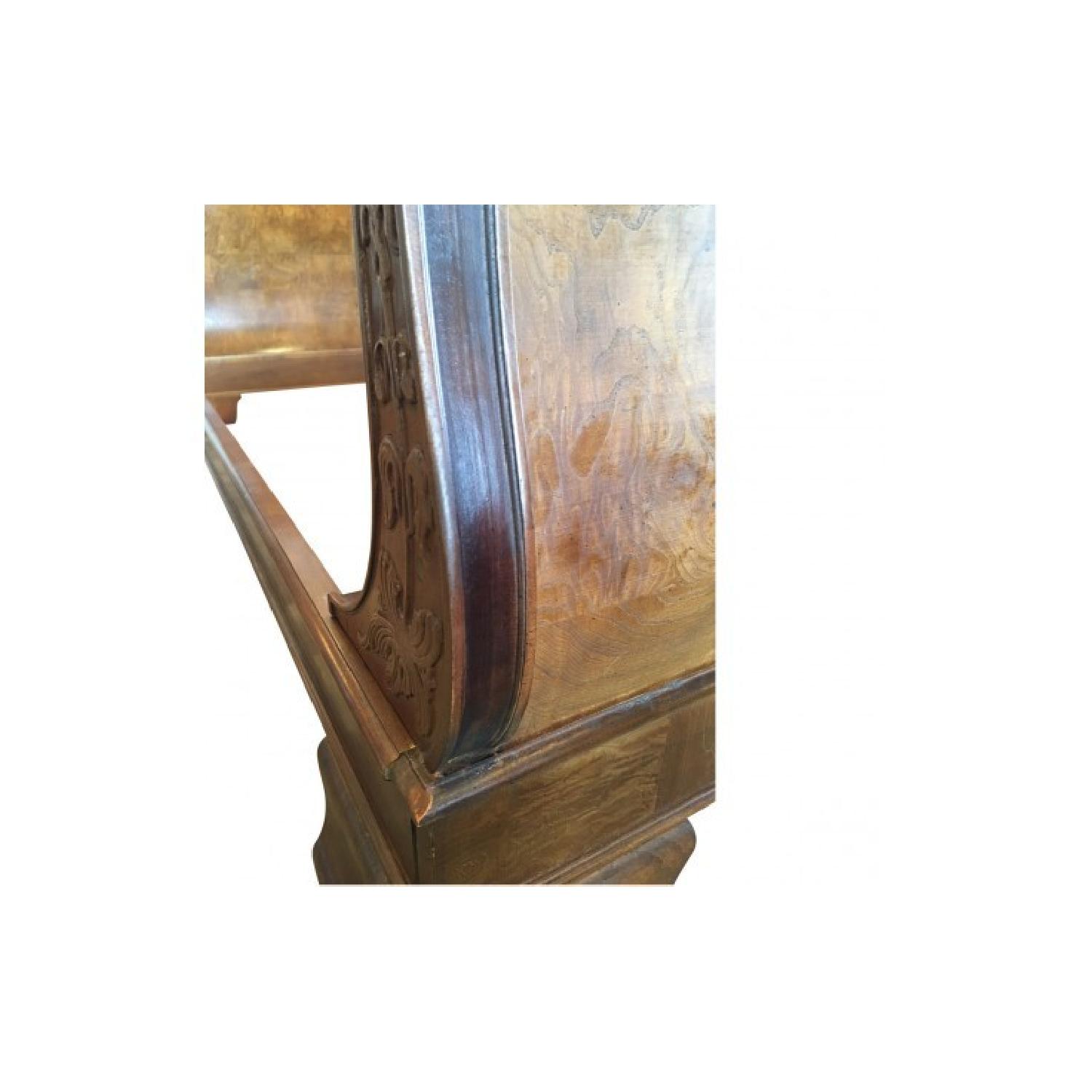 Henredon Charles X Burl Wood King Sleigh Bed - image-6